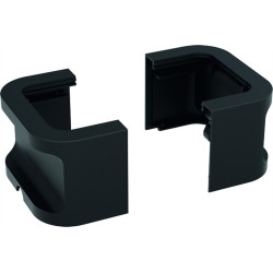 Bachmann PRIMO 2 accessories, end caps with cable winder, black
