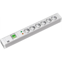 Bachmann 19" PDU PVC 6xCEE7/3 switch