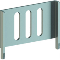 Bachmann BlueNet side mounting set, Packed in polybag