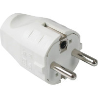 Bachmann mounting plug, for supply cable H03VV-F3G0.75-1.0-1.5mm, white