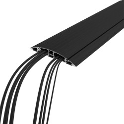 Dataflex Addit cable protector, straight 423, black, 150 cm