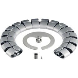 Divers Kabelschlange® Premium Set Silber 75cm