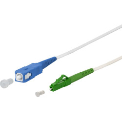 Metz Connect OpDAT patch cord, SC-S/LC-S APC OS2, 0.5 m