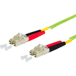 Metz Connect OpDAT patch cord, LC-D/LC-D OM5, 2 m