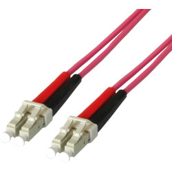 Leoni LWL-Kabel duplex 50/125µm OM4, Euromicron LC/LC, 5 m