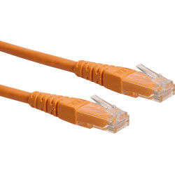 Roline UTP Patch Cord, Cat.6, orange 0.3m