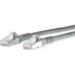 Metz Connect Patchkabel Cat.6A AWG 26, LSOH, grau, 5 m
