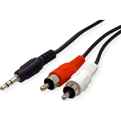 Roline 3.5mm/2x RCA (M) Cable, 5 m