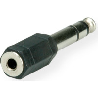 Roline Stereo Adapter 6.35 mm Male - 3.5 mm Female