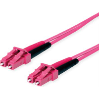 Telegärtner TELEGÄRTNER FO Duplex Patch Cable 2x G50/125 OM4, 1x LC Duplex - 1x LC Duplex, violet, 2 m