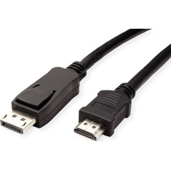 VALUE DisplayPort Cable, DP - HDTV, M/M, black, 3.0 m