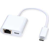 Roline USB 3.2 Gen 2 to Gigabit Ethernet Converter, 1x PD Port
