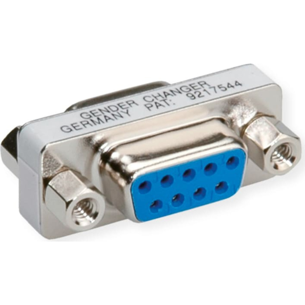 Roline Mini Gender Changer, 9-pin F - F