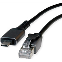 Value USB 3.2 Gen 2 to Gigabit Ethernet Cable Converter, black, 1 m