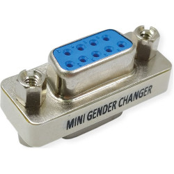 Value Mini Gender Changer, 9-pin F - F