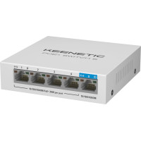 Keenetic POE+ Switch 5 KN-4610-01-EU PoE+ Switch 4 Port + 1 Uplink