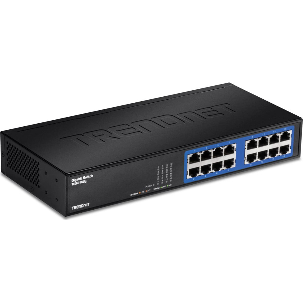 Trendnet Switch 16 Port Gbit Desktop Metall