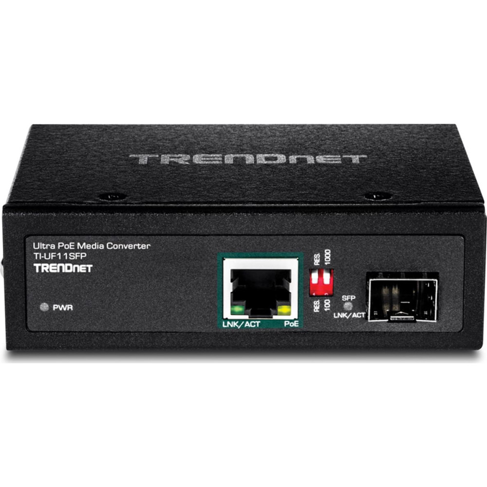 Trendnet Industrieller SFP zu Gigabit UPoE Medienkonverter