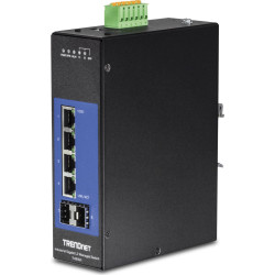 Trendnet Industrie Switch 6 Port Gbit L2 Managed DIN-Rail