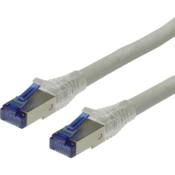 Roline S/FTP Patch Cord Cat.6A (Class EA), solid, grey, 50 m