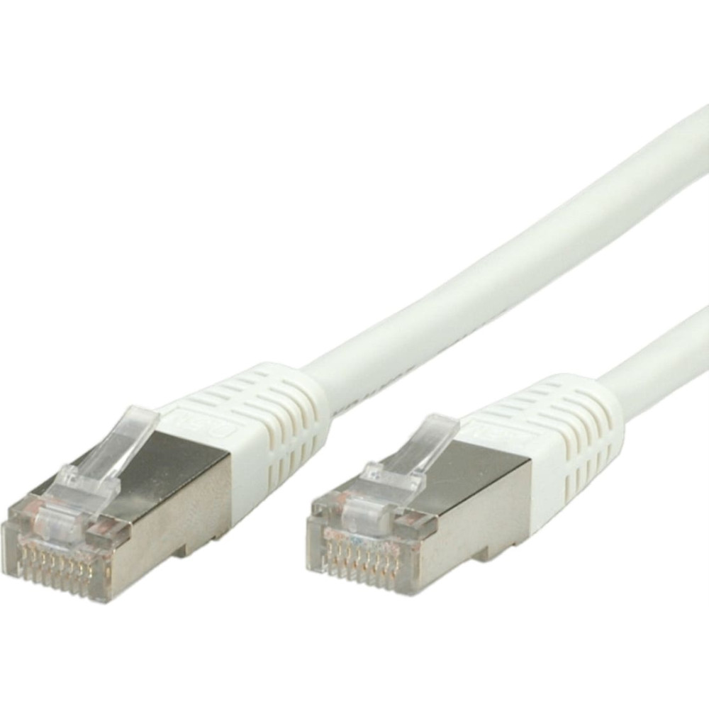 Value S/FTP (PiMF) Patch Cord, Cat.6 (Class E), white, 7 m