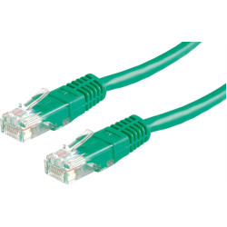 Value UTP Patch Cord, Cat.6 (Class E), green, 10 m