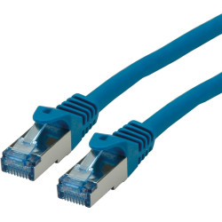 Roline S/FTP Patch Cord Cat.6A, Component Level, LSOH, blue, 2.0 m
