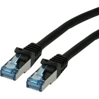 ROLINE S/FTP Patch Cord Cat.6A, Component Level, LSOH, black, 1.5 m
