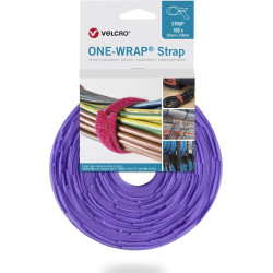 Velcro ® One Wrap® Strap 20mm x 200mm, 100 Stück, violett