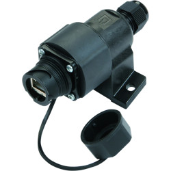 Telegärtner TELEGÄRTNER STX V1 surface-mounted box, RJ45 module B Cat.6A (ISO/IEC)