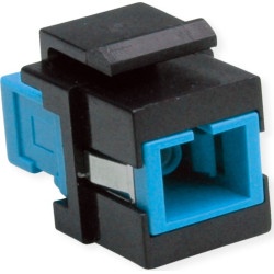 Roline Fiber Optic Keystone Jack, SC Simplex, Singlemode, OS2