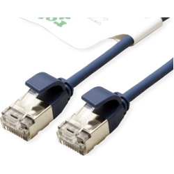 Roline Green U/FTP DataCenter Patch Cord Cat.6A (Class EA), LSOH, slim, blue, 2 m