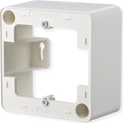 Metz Connect Aufputzrahmen 85 x 85 x 43 mm, 1fach, reinweiß