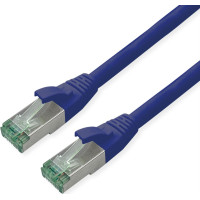 Roline Recycled Material ROLINE RM S/FTP (PiMF) Patch Cord Cat.6A, blue, 7 m