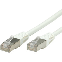 Value S/FTP (PiMF) Patch Cord, Cat.6 (Class E), white, 7 m