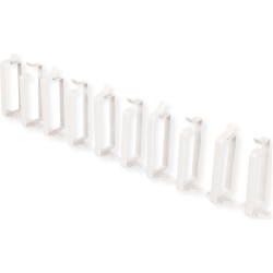 Roline Cable management bracket, 44x100mm grey 10 pieces