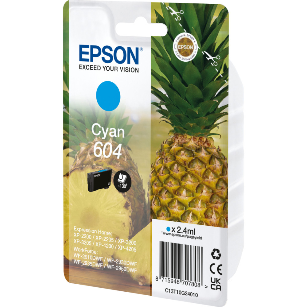 Epson 604 ink cartridge 1 pc(s) Original Standard Yield Cyan