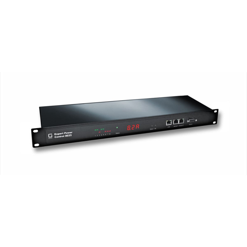 Gude 8035-3 Expert Power Control  NET 8x Schutzkontakt, Messung pro Port, 2xSensorport
