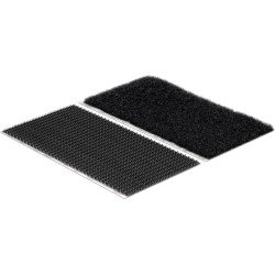 Velcro ® Klettstreifen Extra Stark Selbstklebend, Haken & Flausch 50mm x 100mm x 2 sets Schwarz