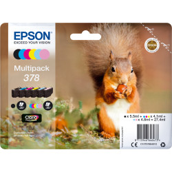 Epson Squirrel Multipack 6-colours 378 Claria Photo HD Ink