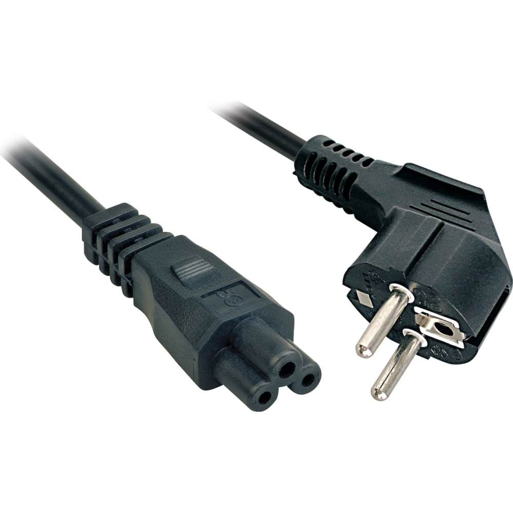 Lindy Schuko to C5 (Cloverleaf) Power Cable, 3m