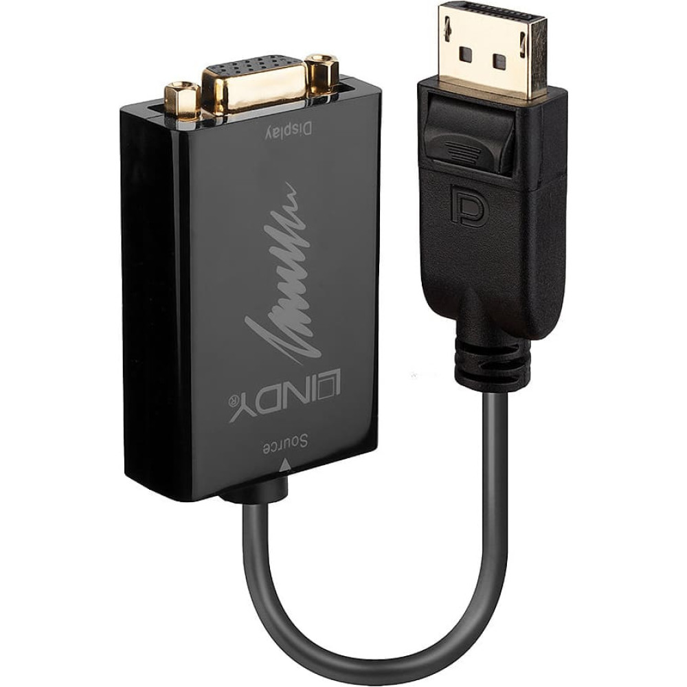 Lindy Konverter Displayport auf VGA Aktiv 0.15m