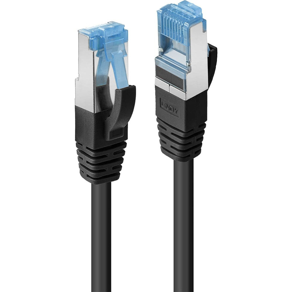 Lindy 1m Cat.6A S/FTP TPE  Network Cable, Black