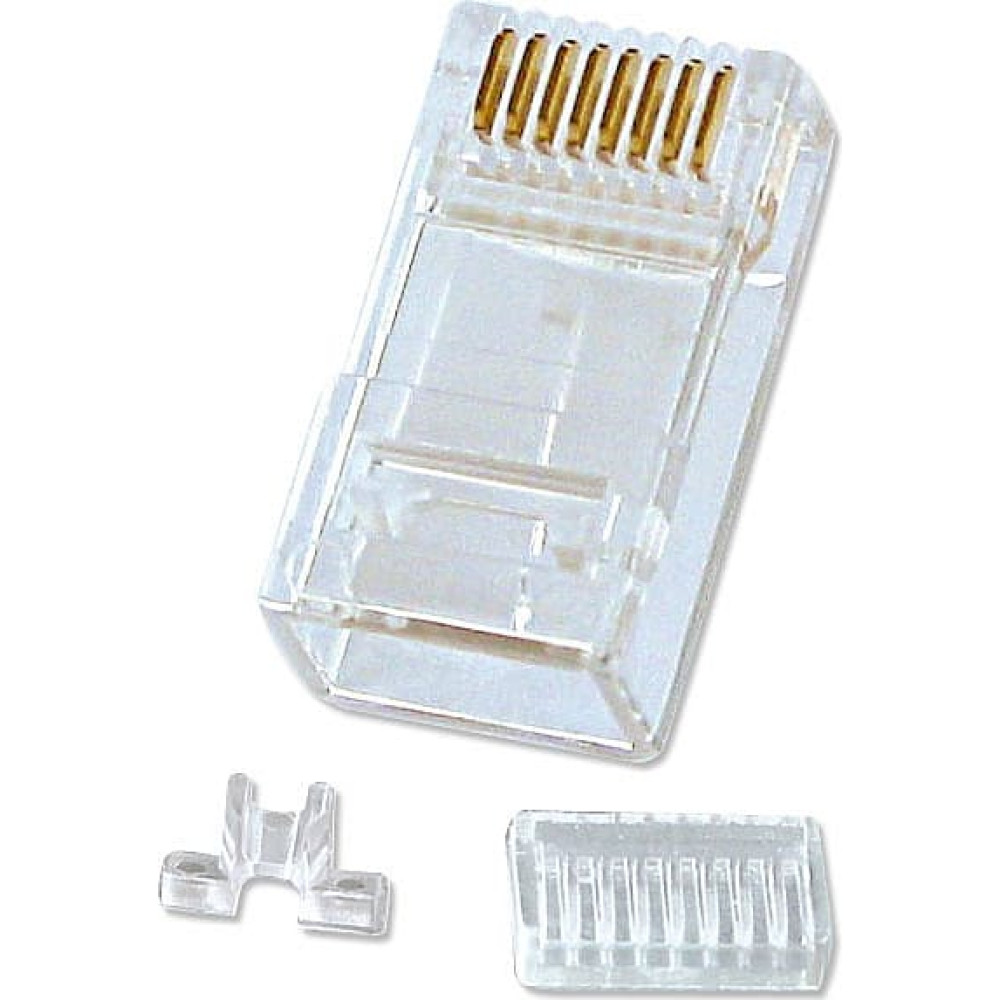 Lindy RJ-45 Male Connector, 8 Pin UTP CAT6, Pack of 10