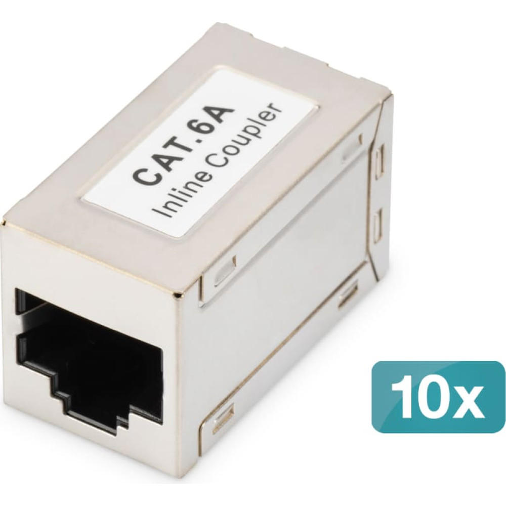 Digitus CAT 6A modular couplers, shielded -10 pieces
