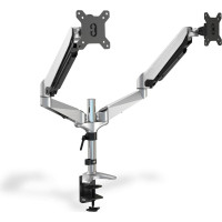 Digitus Universal Dual Desktop Monitor Mount with gas spring and clamp mount