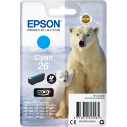 Epson Polar bear C13T26124012 tintes kārtridžs 1 pcs Oriģināls Standarta produktivitāte Tirkīzzils