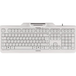 Cherry KC 1000 SC tastatūra Birojs USB QWERTZ Vācu Pelēks