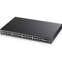 Zyxel XGS2210-52 Vadīts L2 Gigabit Ethernet (10/100/1000) 1U Melns