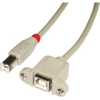 Lindy USB 2.0 Verlängerung Typ B/B M/F 0.5m
